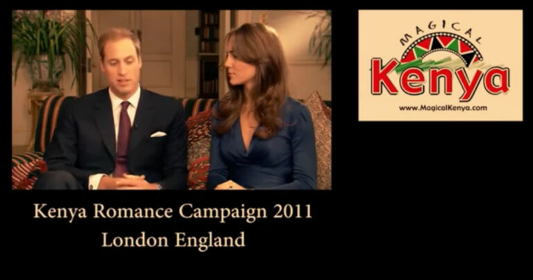 Kenya Royal Romance Campaign 2011 London UK